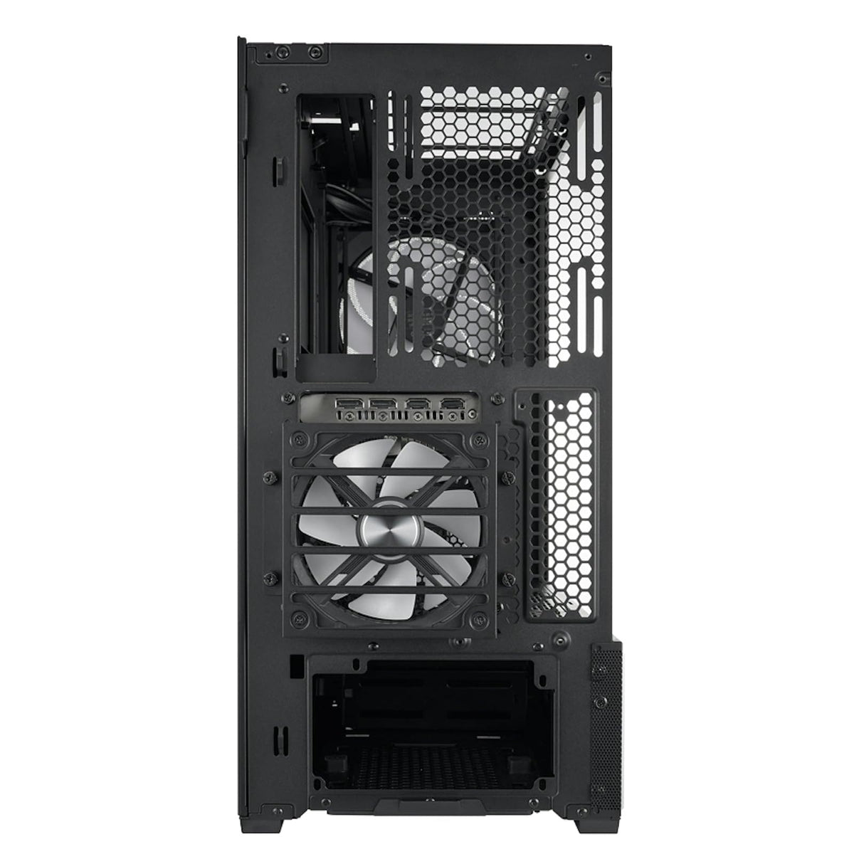 Lian Li Lancool 216 Estuche de Torre Media con Alto Rendimiento de refrigeración - Incluye Ventiladores PWM Frontales Dobles de 160 mm y 1 Ventilador PWM Trasero de 140 mm - Centrado en Flujo de Aire