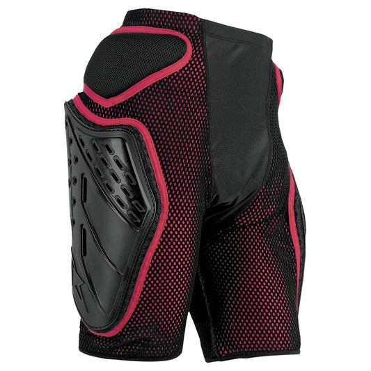 Alpinestars Bionic Freeride - Pantalones Cortos (Negro/Rojo, S)