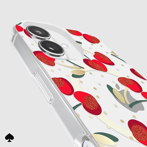Kate Spade New York - Funda para iPhone 16, diseño de Piedras Preciosas de Cerezo