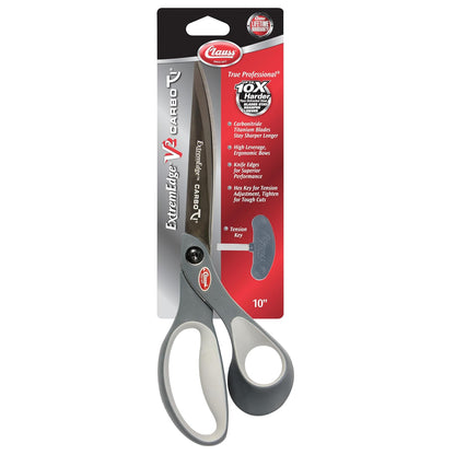 Clauss 18659 Cizalla de titanio Carbonitruro ExtremEdge V2 de 10 pulgadas