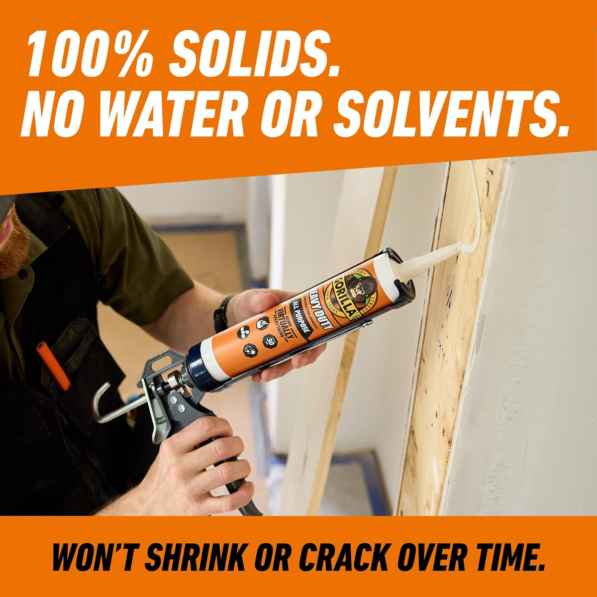 Gorilla Glue 8010001 9 oz Construction Adhesive, White