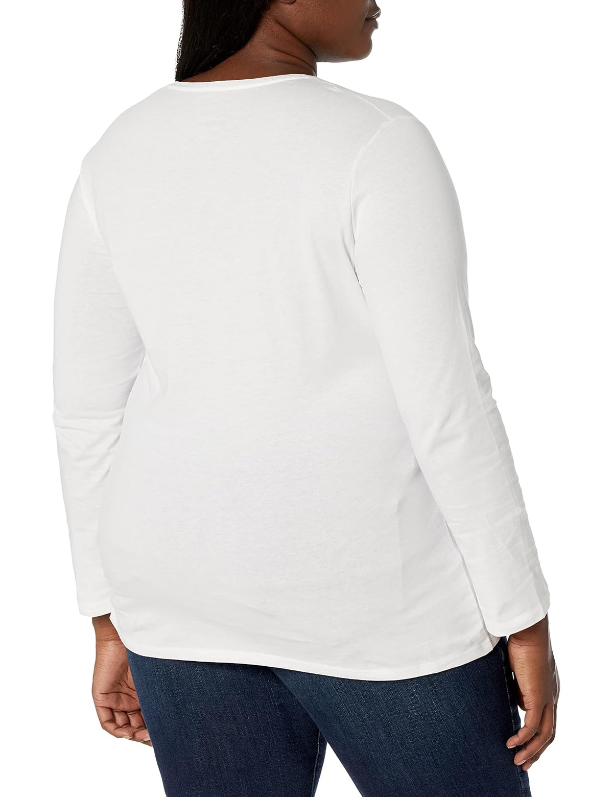 Just My Size Playera de Manga Larga con Cuello en V para Mujer CamisaMujer