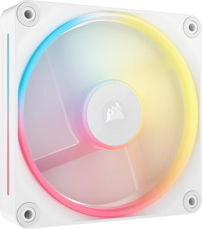 Corsair iCUE Link LX140-R RGB Ventilador PWM Flujo Inverso - 1 x 120mm - Blanco