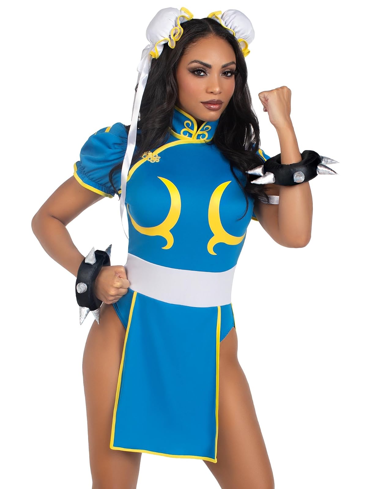 Leg Avenue Disfraz de ChunLi para mujer de Street Fighter