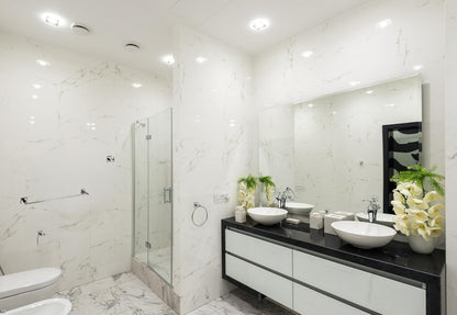 Dica 3300 Juego de Accesorios para baño, 6 Piezas, Acabado Cromo/Vidrio