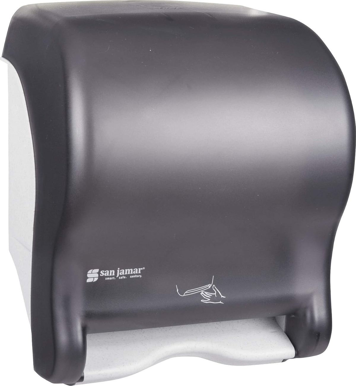San Jamar Smart Essence Dispensador Electrónico de Toallas de Papel, Azul - Negro (Black Pearl) - Clásico