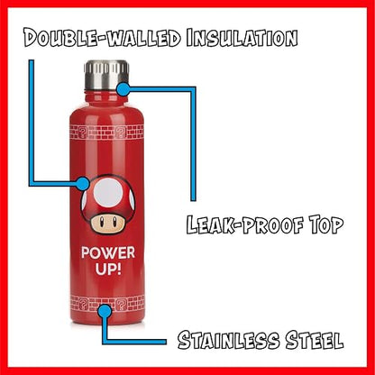 Super Mario Big Up Water Bottle USA