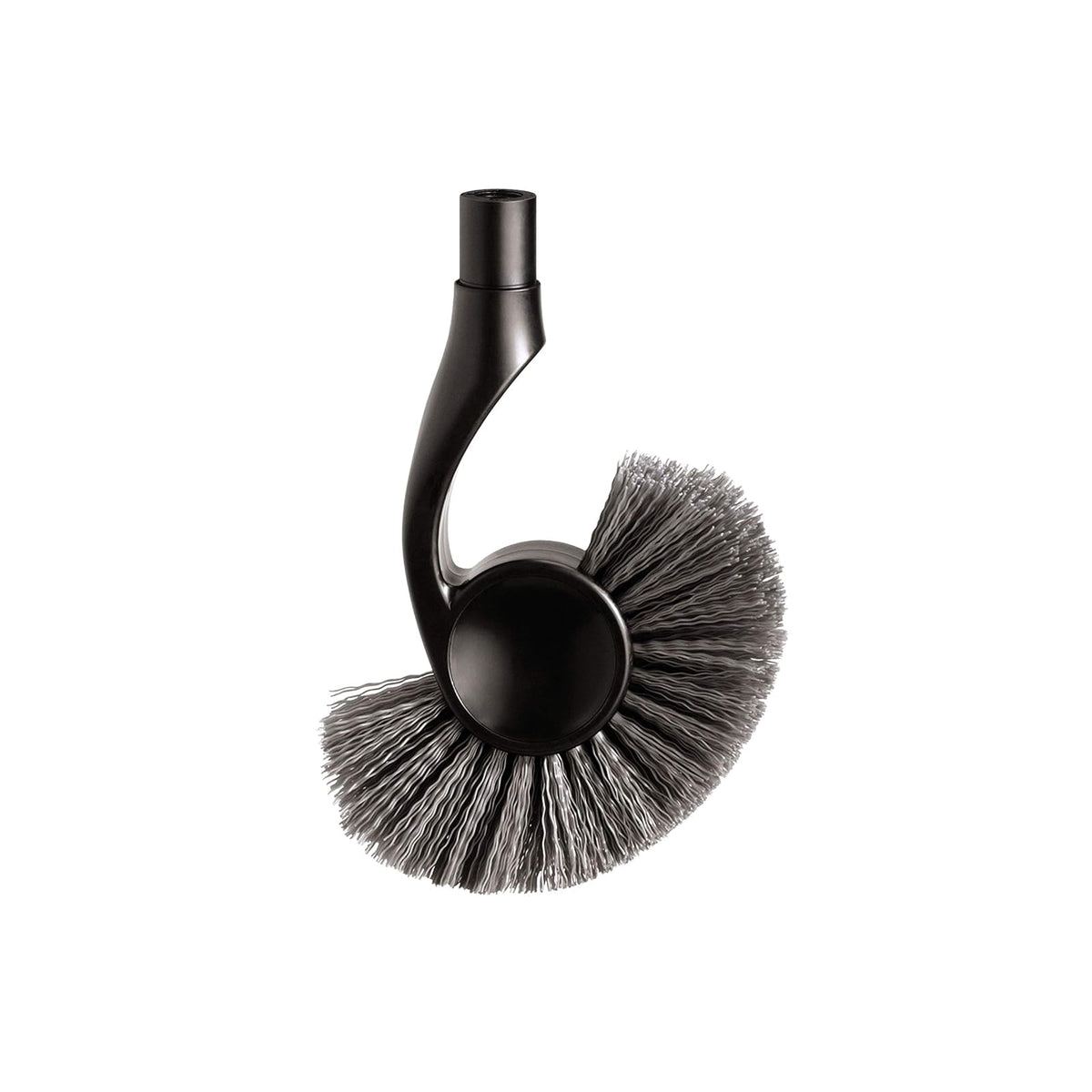 simplehuman BT1095 Cabezal de Repuesto para escobilla de Inodoro, fácil de atornillar, cerdas Exteriores rígidas, plástico Negro