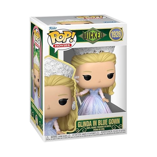 Funko Pop! Movies: Wicked for Good - Glinda in Blue Gown | Mercancía Oficial de Fantasía - Figura de Vinilo Coleccionable para Decoración - Regalo de Cumpleaños para Fans