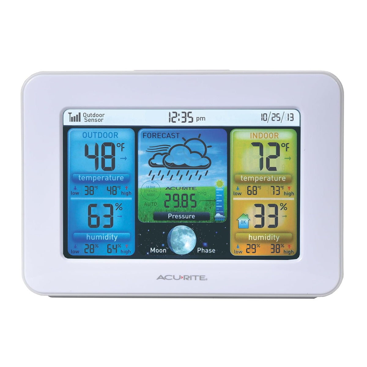 AcuRite Color Estación meteorológica con Previsión