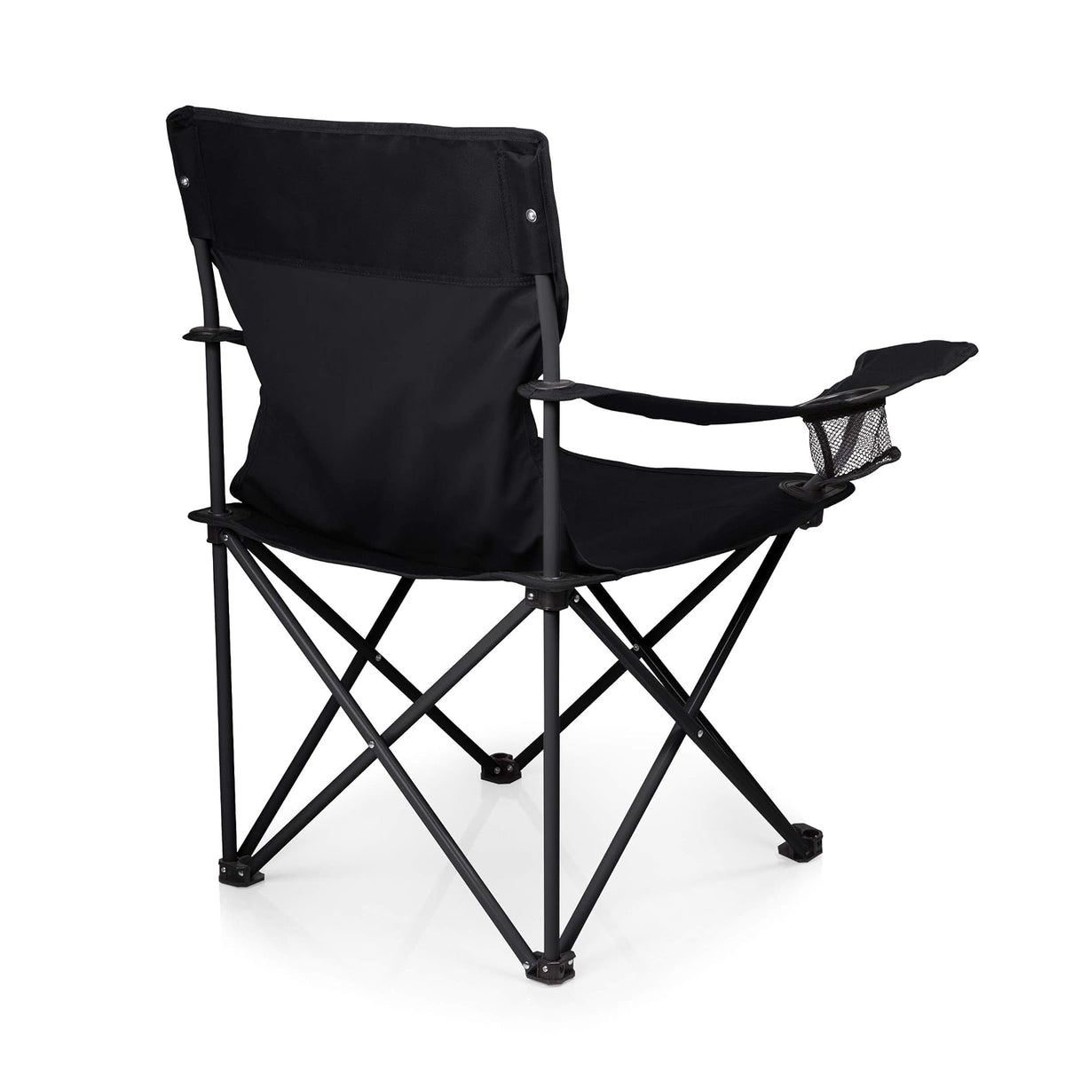 PTZ - Silla de Campamento - Silla de Picnic - Silla de Playa con Bolsa de Transporte, Color Negro