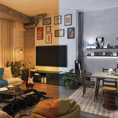 Philips Smart Connected by WiZ Foco A19 Dimeable Luz Cálida a Fría 8.8 W | LED regulable, Luz omnidireccional, Alternativa inteligente
