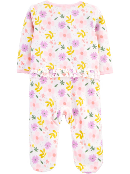 Simple Joys by Carter's Paquete de 2 Mamelucos de Forro Polar para Dormir y Jugar Dormir para bebés y niños pequeños para Bebé-Niñas