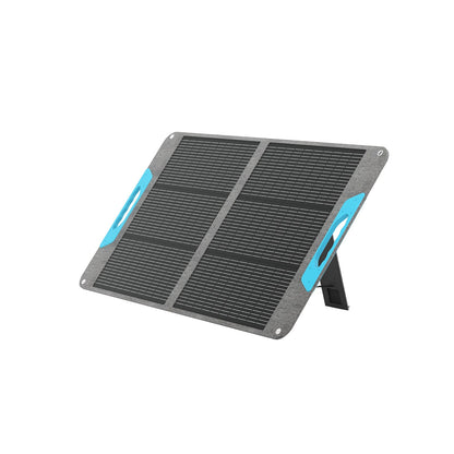 Renogy - Panel solar de 100 W, paneles solares portátiles tipo N de 100 W, con soporte, cargador solar plegable del 25% de alta eficiencia para central eléctrica, salida USB-A y tipo C, para camping