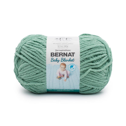 Bernat Baby Blanket Estambre Chenilla para Bebé - 1 Pack - VERDE JUNGLE MISTY