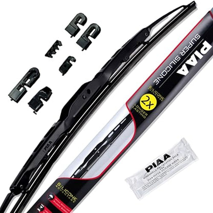 PIAA Aero Vogue Premium – de silicona para limpiaparabrisas 1, 26 Inches | Reemplazo de limpiaparabrisas OEM para todas las estaciones, 26in / 650 mm, paquete de 1