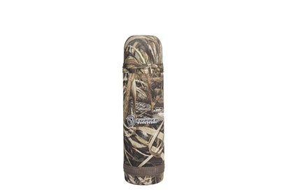 Cupped Waterfowl Termo de camuflaje frío y caliente de 1 litro | Realtree MAX-7 Camo