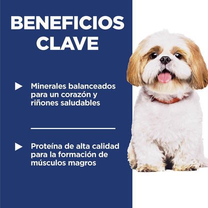 Hill's Science Diet Small Bites Croquetas para Perro Senior Pollo 6.8Kg | Croquetas Hill's para perro, pollo real, razas pequeñas, soporte envejecimiento, salud de corazón y riñones