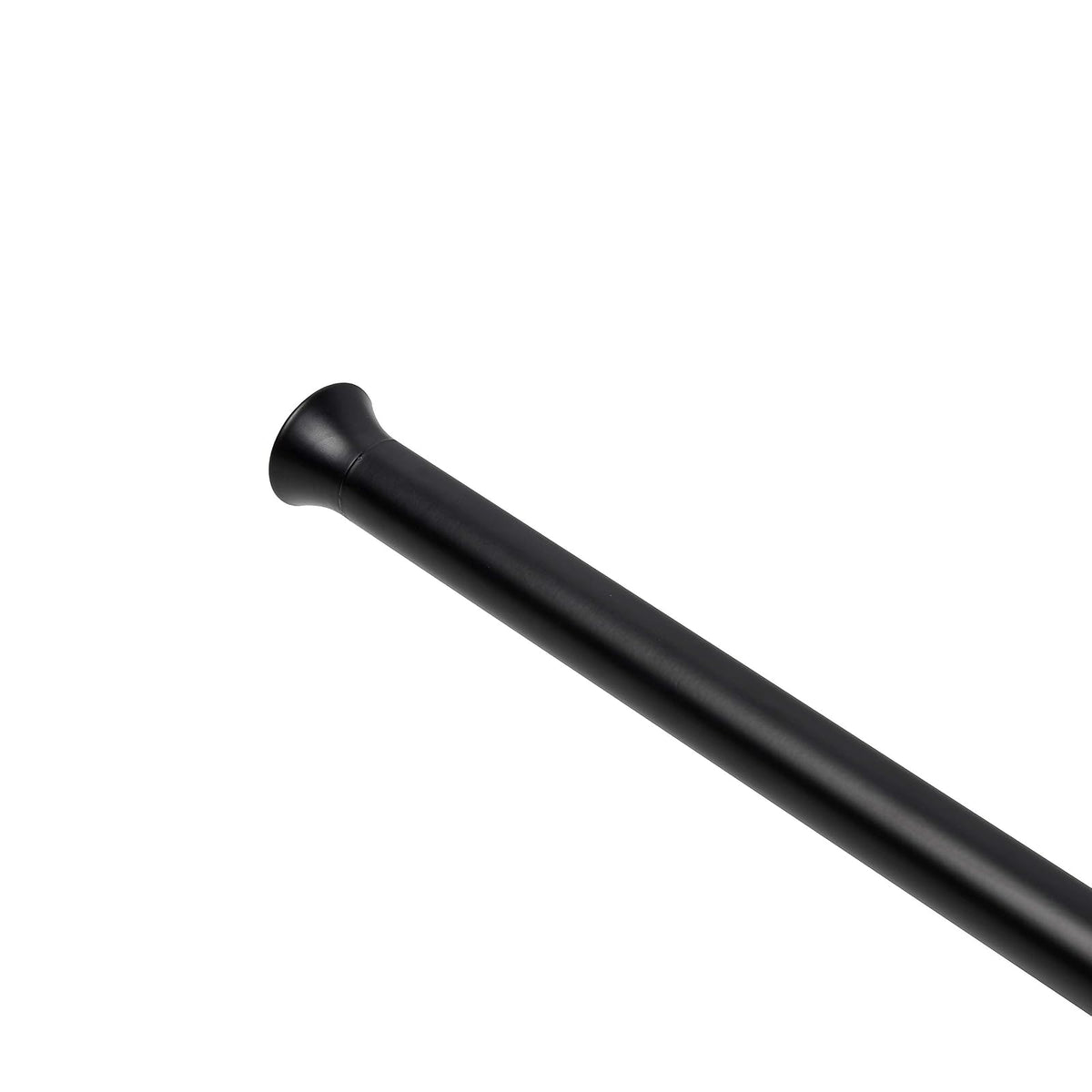 Umbra Chroma 7/8-Inch Drapery Tension Rod for Window, 36 to 54-Inch, Black