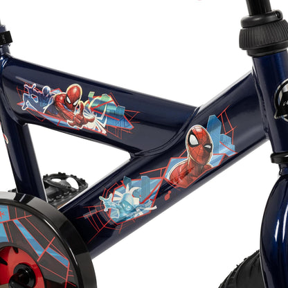 Huffy Disney and Marvel - Bicicleta de niño de 12/16 Pulgadas para niños, múltiples Opciones de Color y diseños Disponibles, Ideal para Mayores de 3 años, Ruedas de Entrenamiento extraíbles, Asiento