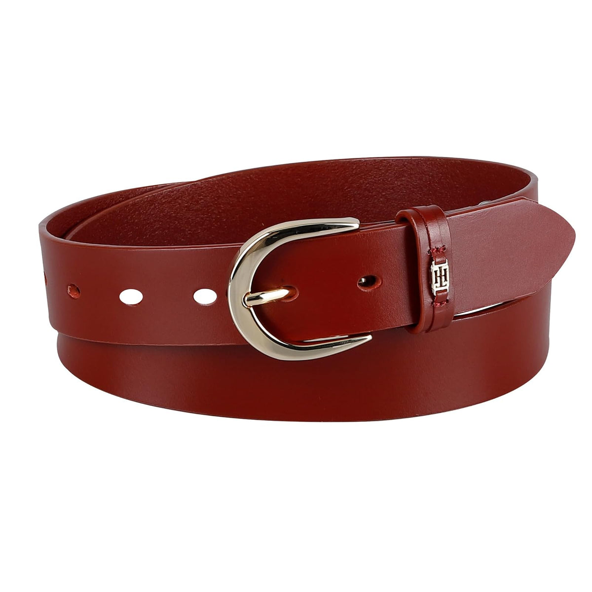 Tommy Hilfiger Th Ornament Belt Loop Cinturón Mujer - CH - Rojo -