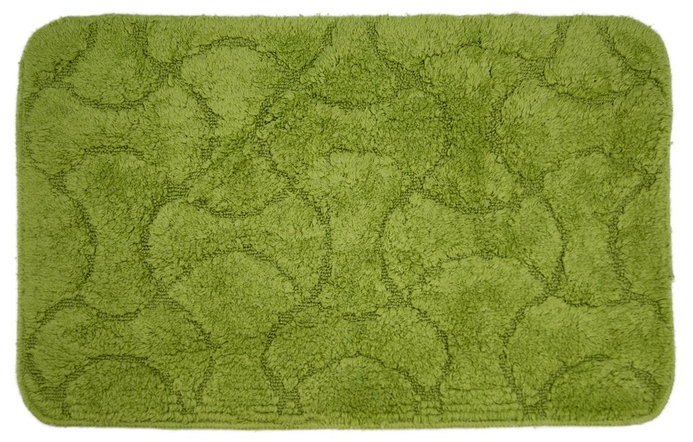 Living Green Jelly Belly 2027 Tapete Para Baño 50X80Cm Lima -Respaldo de Látex Antiderrapante 100% Poliéster
