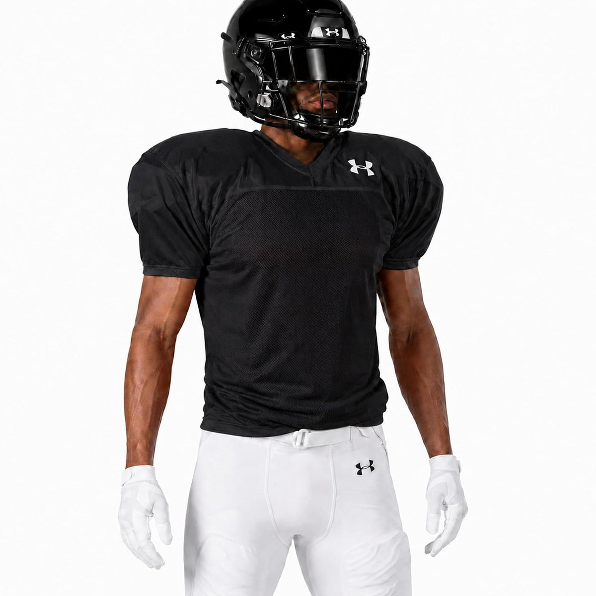 Under Armour playera de práctica para adultos - CH - Negro -
