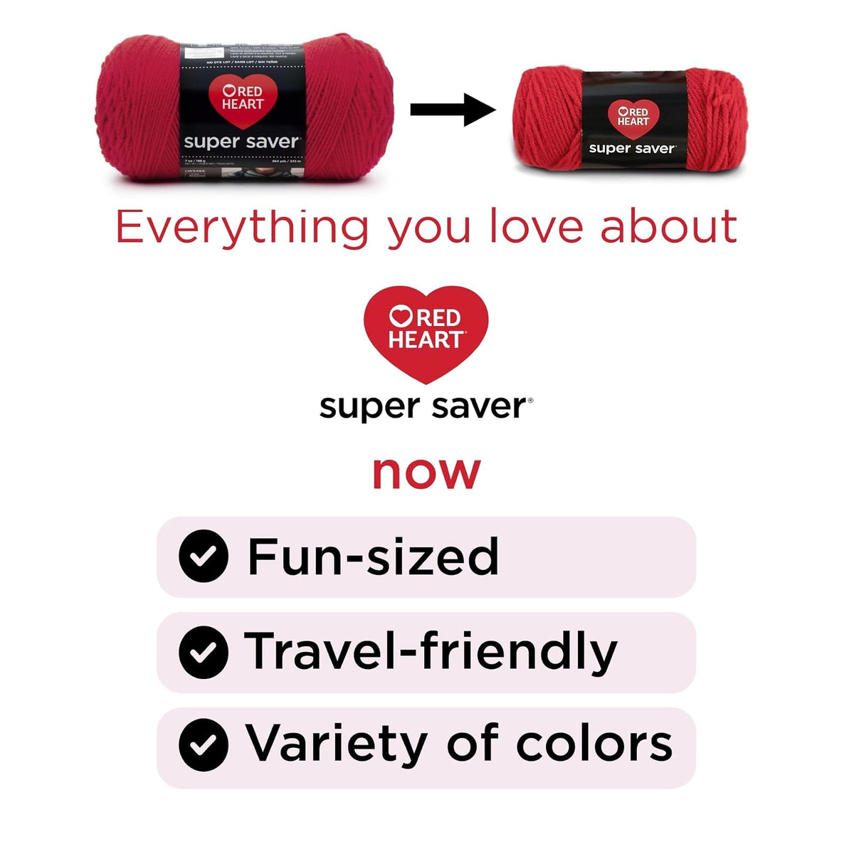 Red Heart Super Saver - Kit de manualidades para ganchillo y tejer y proyectos de Amigurumi