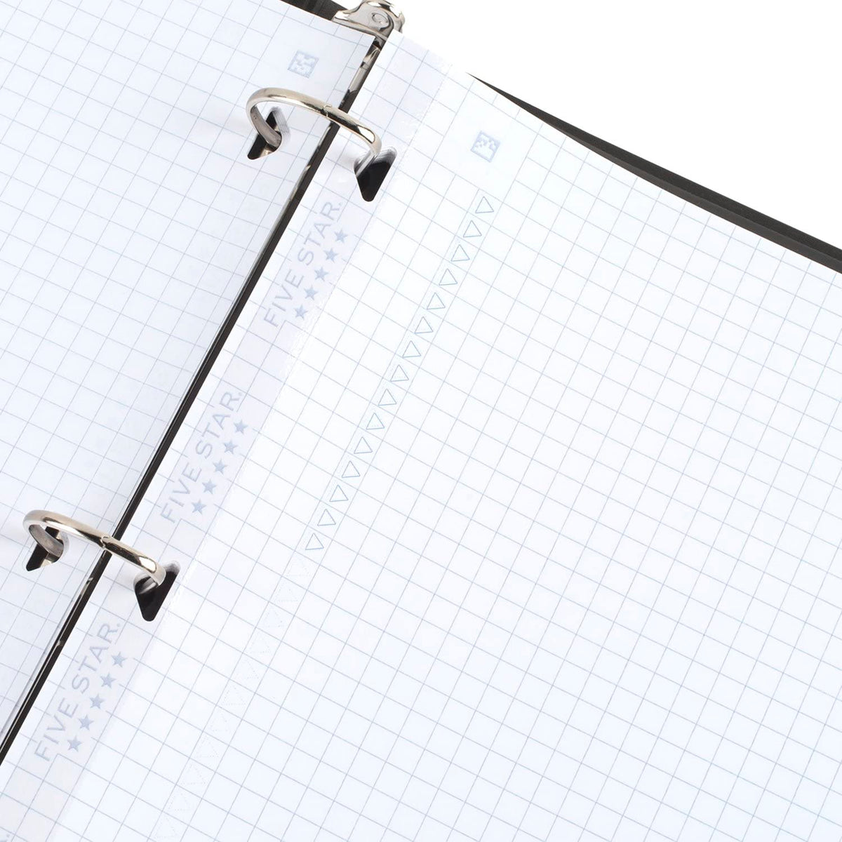 Five Star Loose Leaf Paper + Study App, 3 Pack, 3 Hole Punch Notebook Paper, Reinforced Graph Ruled Filler Paper, Fights Ink Bleed, 8-1/2" x 11", 80 Sheets per Pack (170027)