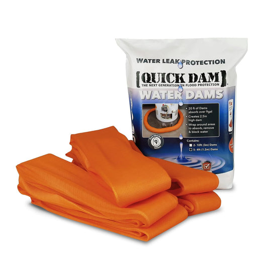 Quick Dam WUB24-5 Presas de Agua para Interiores Naranja 4ft Paquete de 5