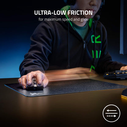 Razer Acari – Alfombrilla de ratón ultrarrápida - Área de Superficie Grande - Factor de Forma Delgado - Base Antideslizante - Negro clásico