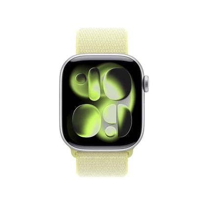 Apple Watch Band - Correa Loop Deportiva - 42 mm - Amarillo neón - Unitalla (para Casi Cualquier muñeca)