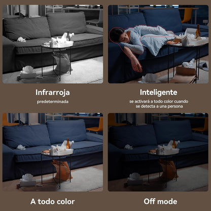 Imou Ranger Pro Cámara de Seguridad WiFi 6 Interior 5MP con Visión Nocturna Full Color, Detección de Personas y Mascotas, Seguimiento Inteligente y Audio Bidireccional
