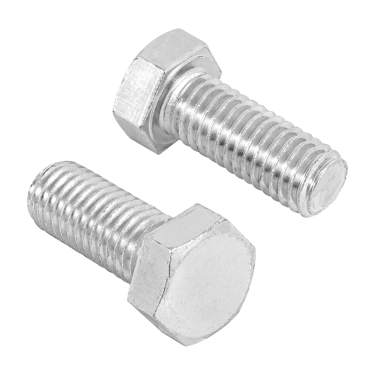 Fiero Tornillo Tipo Máquina Acero Galvanizado, Cabeza Hexagonal, 30 Piezas - 1 - 2 x 1 1 - 4"