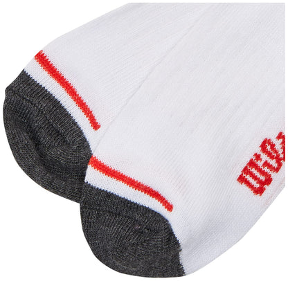 Wilson 10 Piezas Tin para Niños, color Blanco/Negro, Talla MD (19-22 CM), 8813