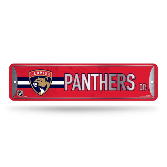 Rico Industries NHL Colorado Avalanche - Letrero de metal para decoración del hogar (4 x 15 pulgadas), ideal para el hogar, oficina, recámara y cueva de hombre, hecho en plata