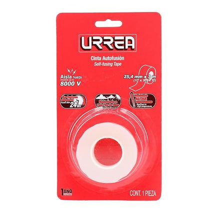 Urrea Herramientas SFTT Cinta de Silicón de Auto Fusión, 1" x 3 m, color Transparente