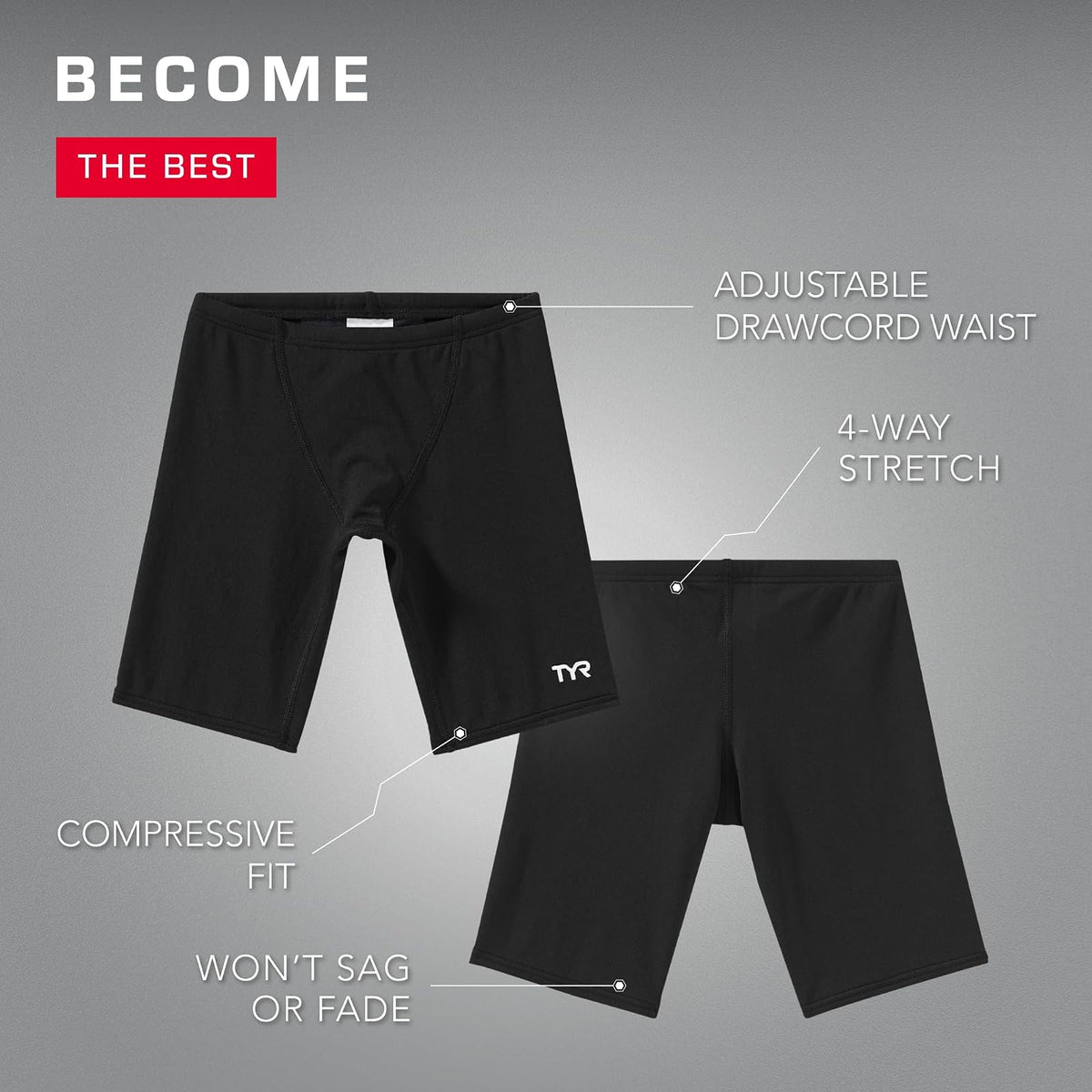 TYR Jammer Bragas de natación para Hombre