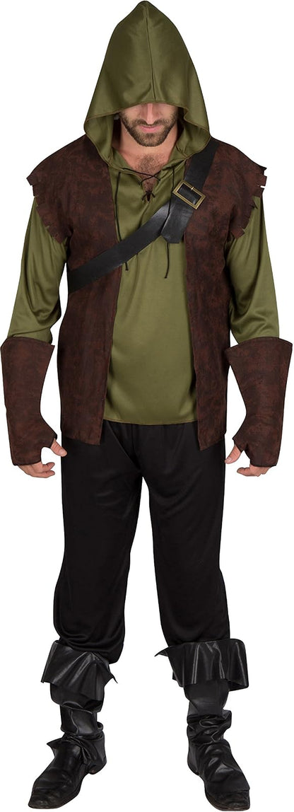 Capital Costumes - Disfraz auténtico de Robin Hood para hombre