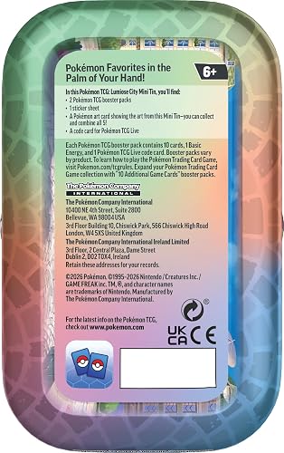 Pok?mon Tcg: Lumiose City Mini Tin Feraligatr/budew