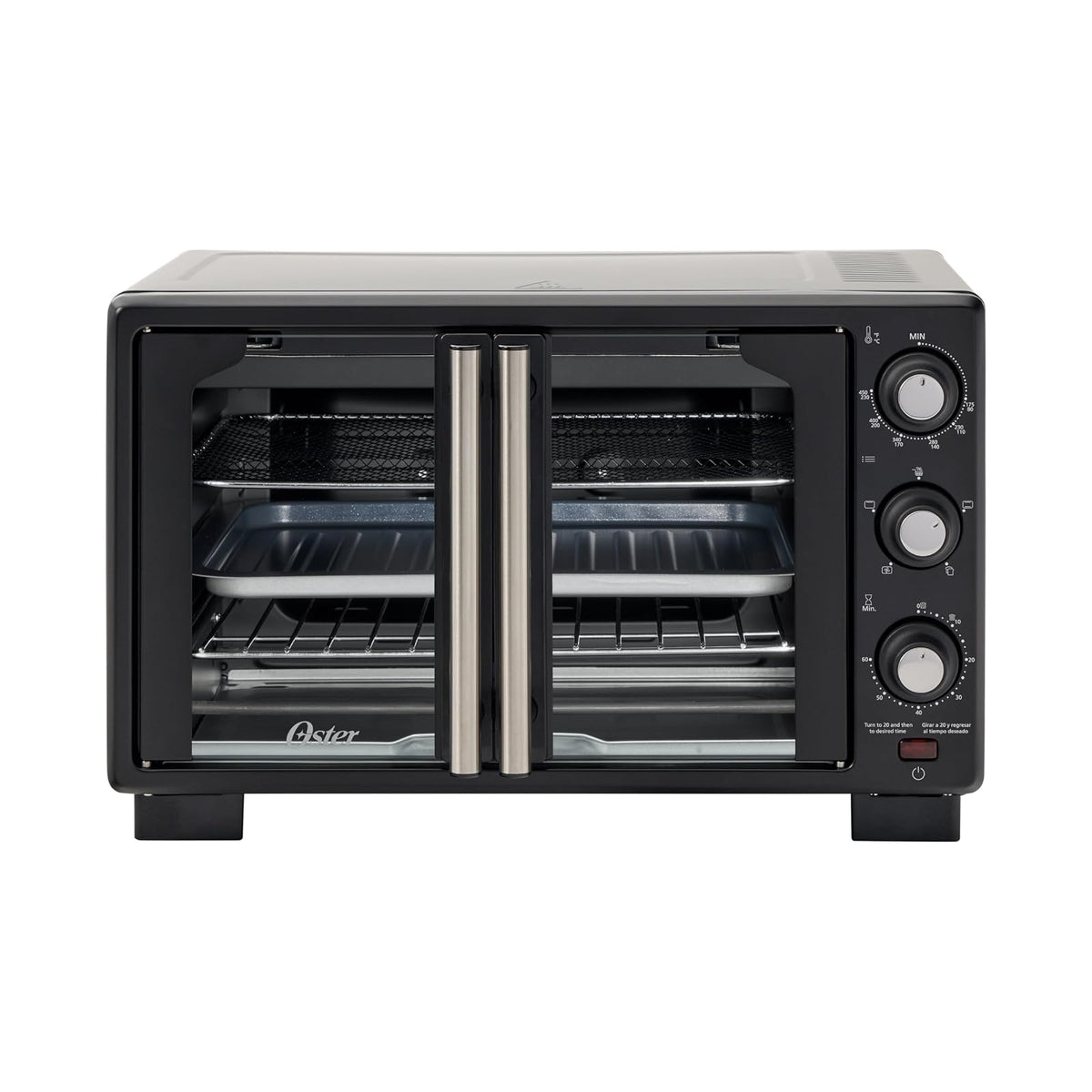 Oster Horno Eléctrico con Freidora de Aire y Convección - 25L - Negro
