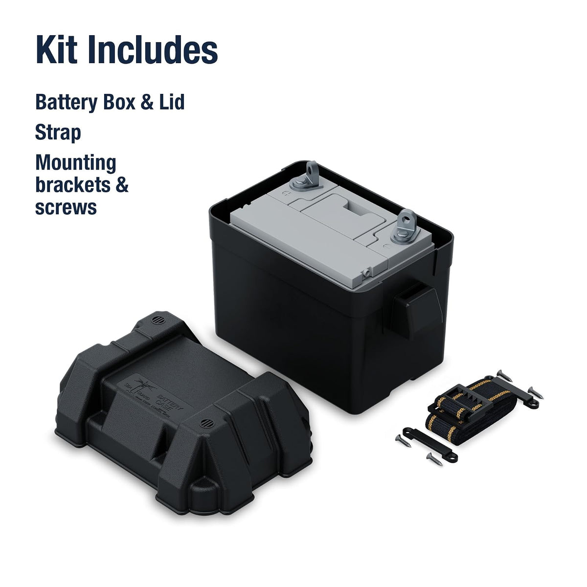 Attwood PowerGuard - Cajas de batería diseñadas para Marina, RV, Camping, energía Solar y más