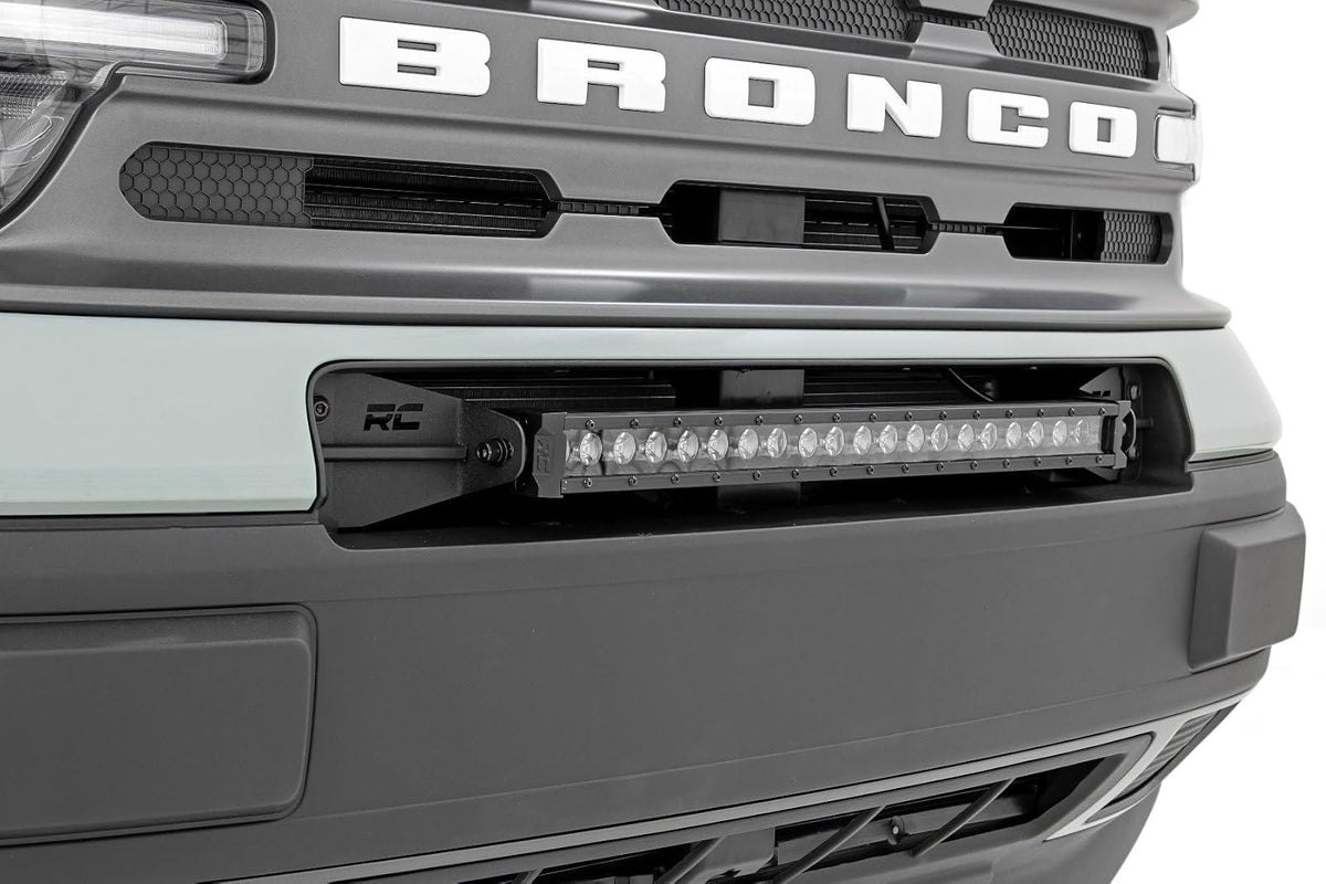 Rough Country 70720BL Barra de Luz LED CREE de Una Fila de 50.8 cm, Serie Negra