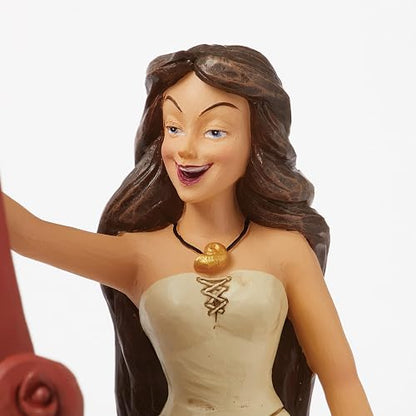 Enesco Disney Traditions by Jim Shore - Figura de escena de cambiador de la sirenita Ursula as como Vanessa, resina de piedra, pintada a mano, cifras coleccionables, de villano de Disney, bruja de mar