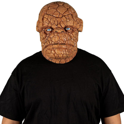 REV Máscara Latex La Mole – Licencia Oficial Marvel - Disney, Diseño Clasico Super Heroe Los 4 Fantasticos Ideal para Halloween, Cosplay o Colección – Máscara Completa para Adulto
