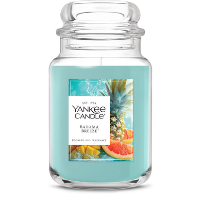 Yankee Candle - Vela Perfumada en Tarro Grande, 22 oz - Large Jar - Bahama Breeze