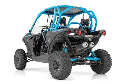 Rough Country 97015 Placa de Enganche Receptor UTV de 2 in para Can-Am Maverick 2017-2020, Negro