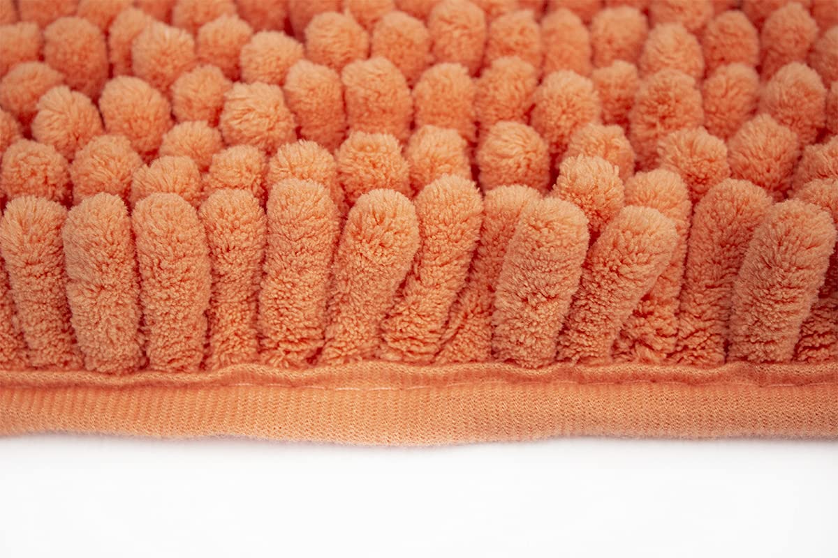TAPETE DE BAÑO DIB Shaggy Coral Rosa 40X60 CM