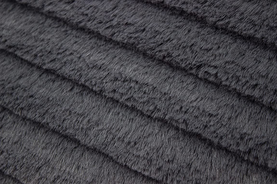 DIB Carpet & Home TAPETE DE BAÑO Luxury Memory Charcoal 40X60 CM