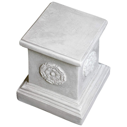 Design Toscano English Rosette Garden Sculptural Plinth - Large